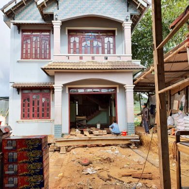Di dời căn nhà phố cách vị trí cũ 16 mét tại Đà Lạt