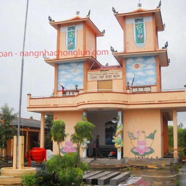 Xử lý nghiêng lún THÁNH THẤT NGỌC NHÂN - TỈNH CÀ MAU