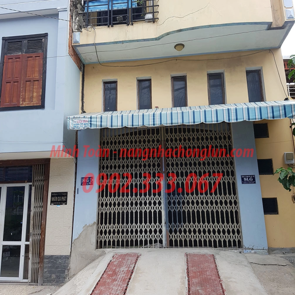 Xử lý chống lún, chỉnh nghiêng nhà tại Bình Thạnh