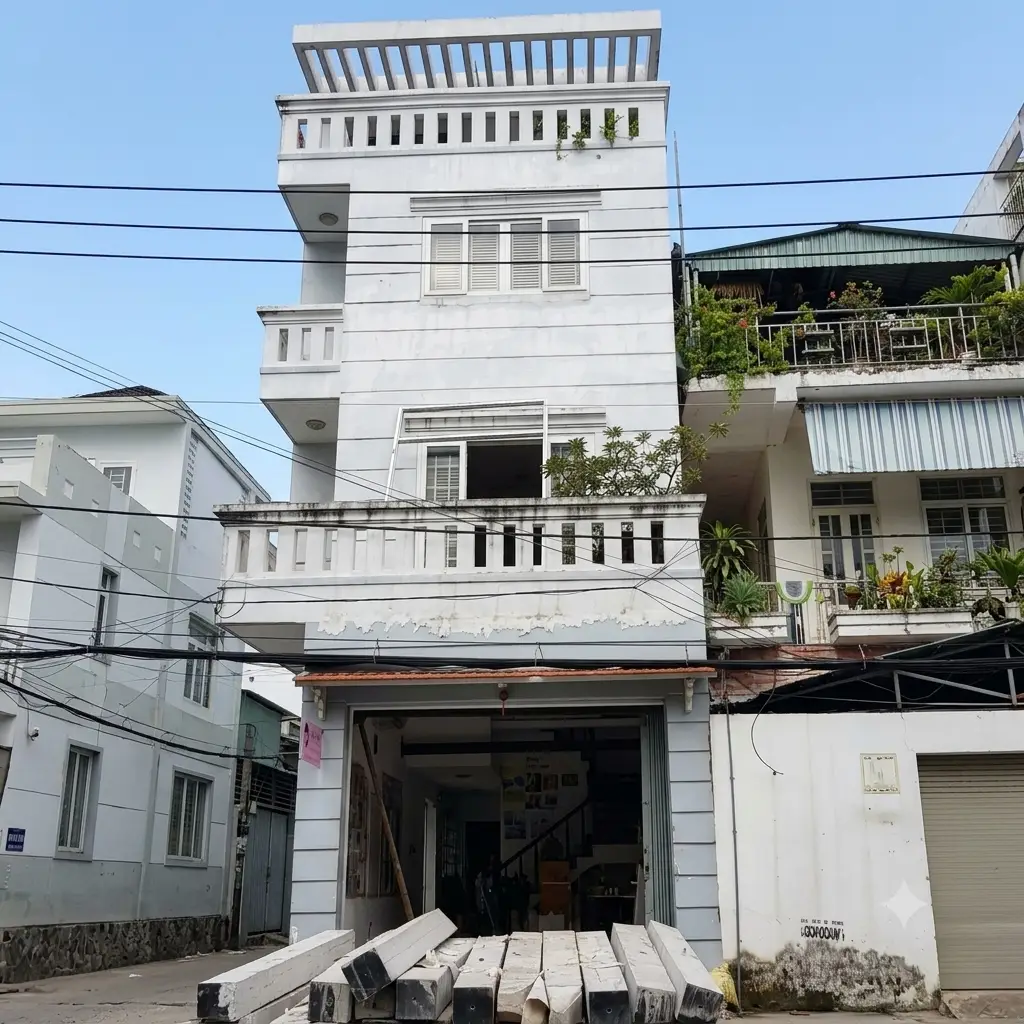 Thi công sữa chữa nhà tại đường Nguyễn Hữu Cảnh